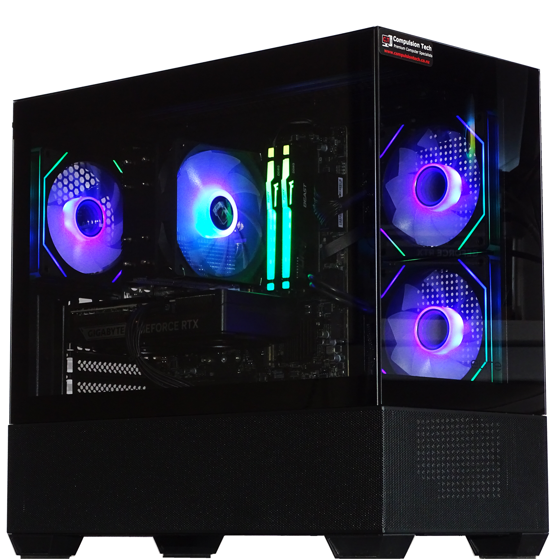 AZURE Gaming PC - RTX 5060 + i5 14400F + 32GB DDR5 + 2TB NVMe