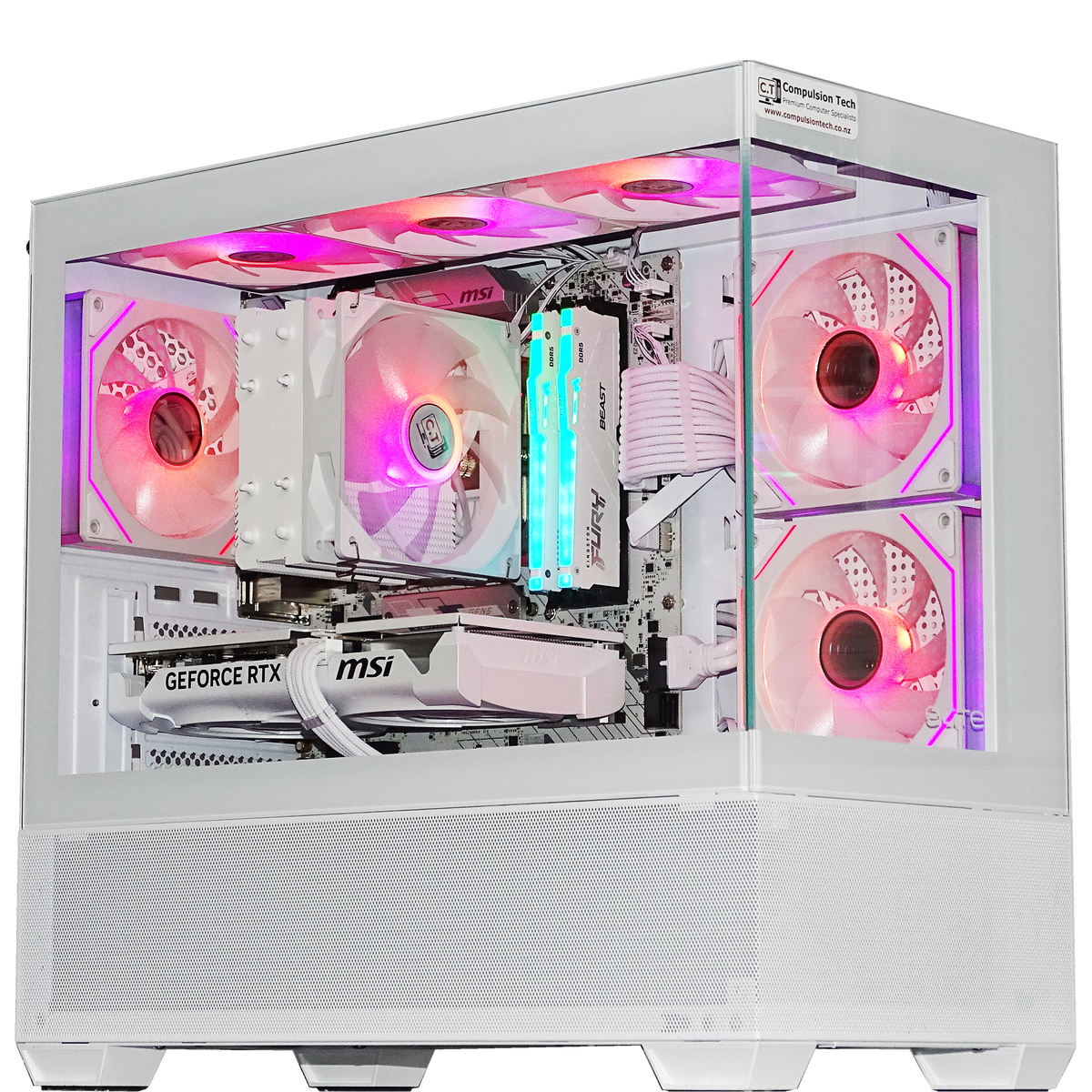 PHEONIX Gaming PC - RTX 5060Ti 16GB + Ryzen 9600X + 32GB DDR5 + 1TB NVMe