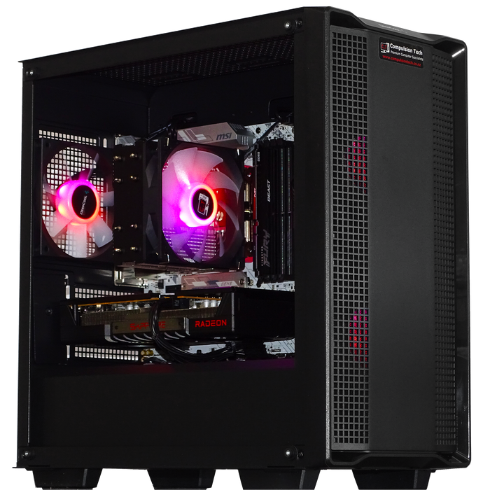 TITAN Gaming PC - RX 9060 XT + R5 7500F + 16GB DDR5 + 512GB NVMe + 2TB HDD