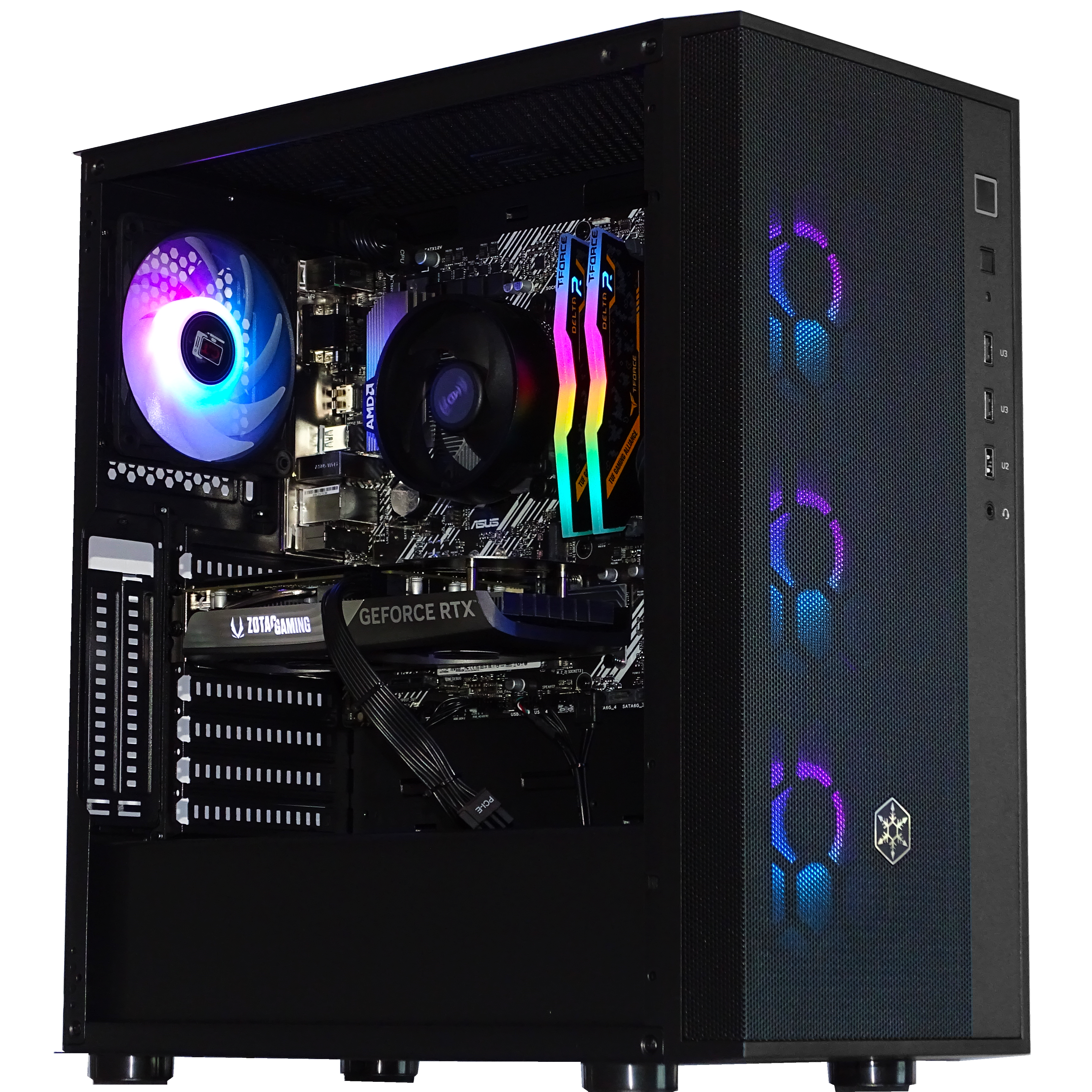 NINJA Gaming PC - RTX 4060 + Ryzen 5500 + 16GB DDR4 + 1TB NVMe + 1TB HDD