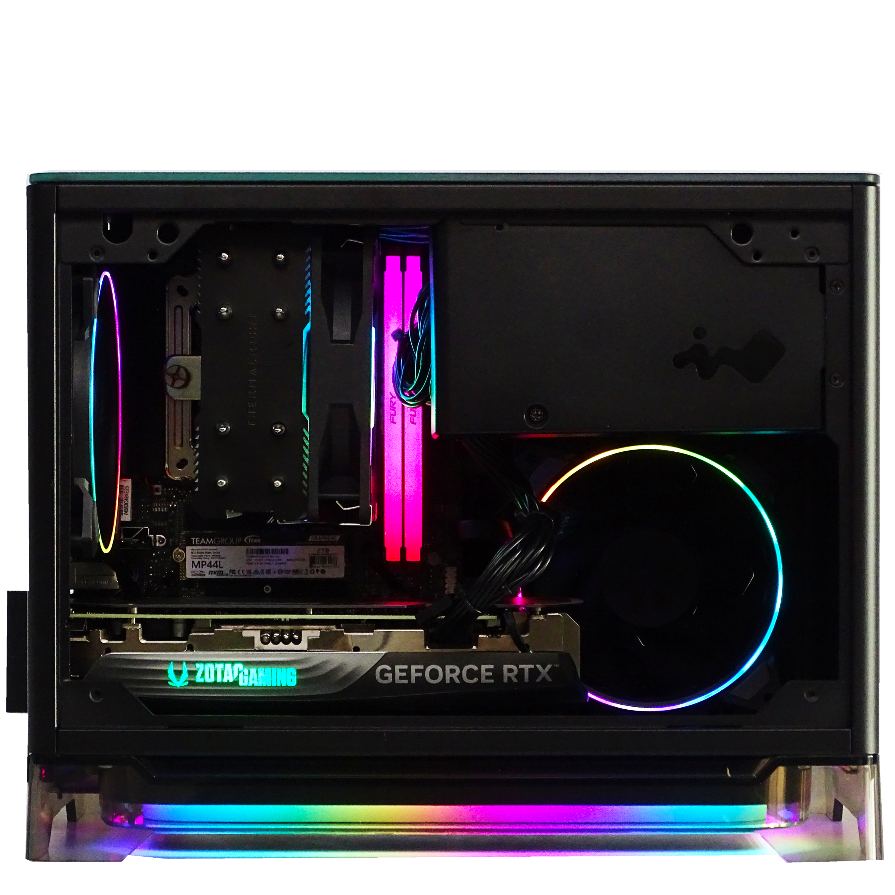 GRAPHITE Gaming PC - RTX 4070 + R5 7600 + 32GB DDR5 + 2TB NVMe