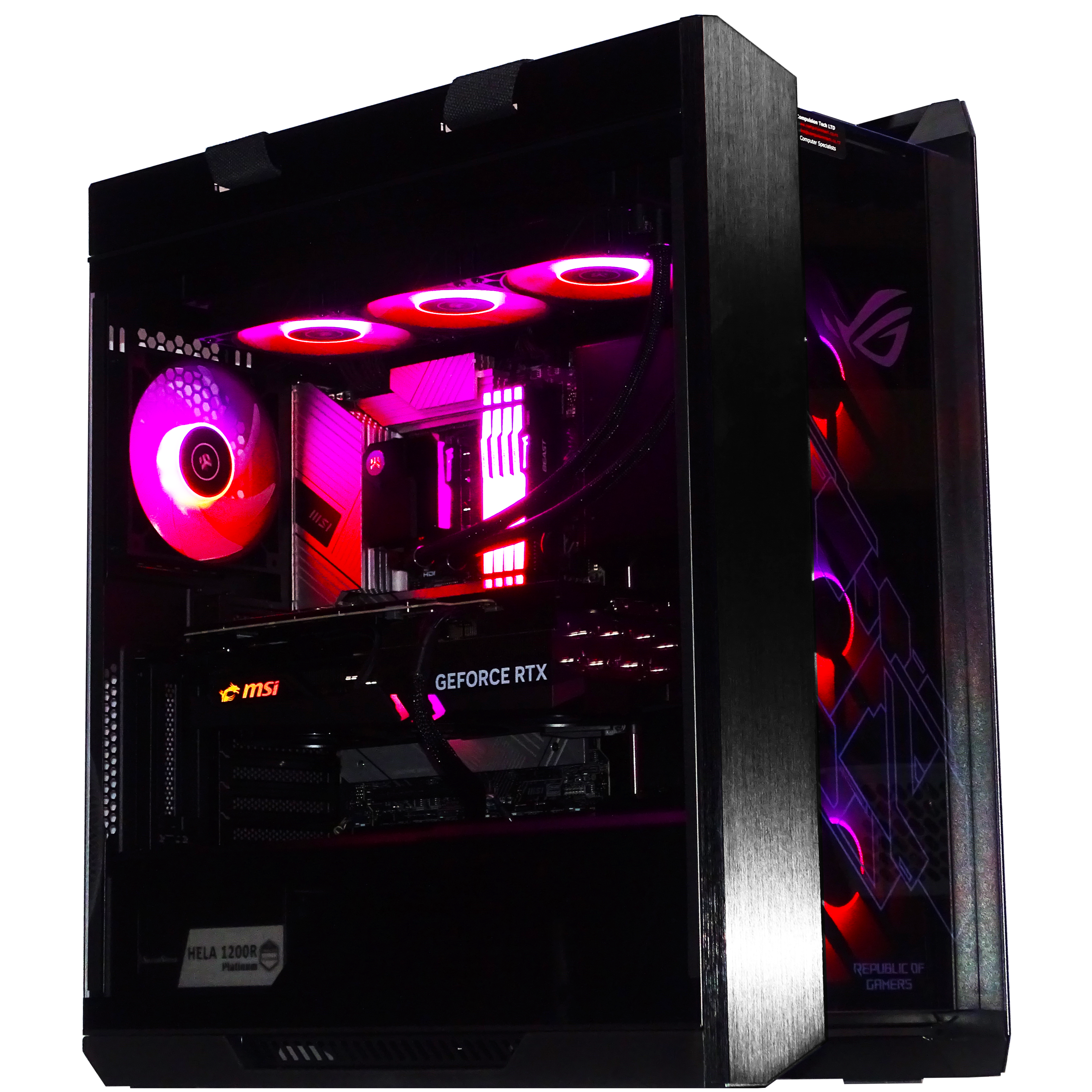 HELIOS Gaming PC - RTX 4090 + i9 14900K + 128GB DDR5 + 4TB NVMe + 8TB HDD