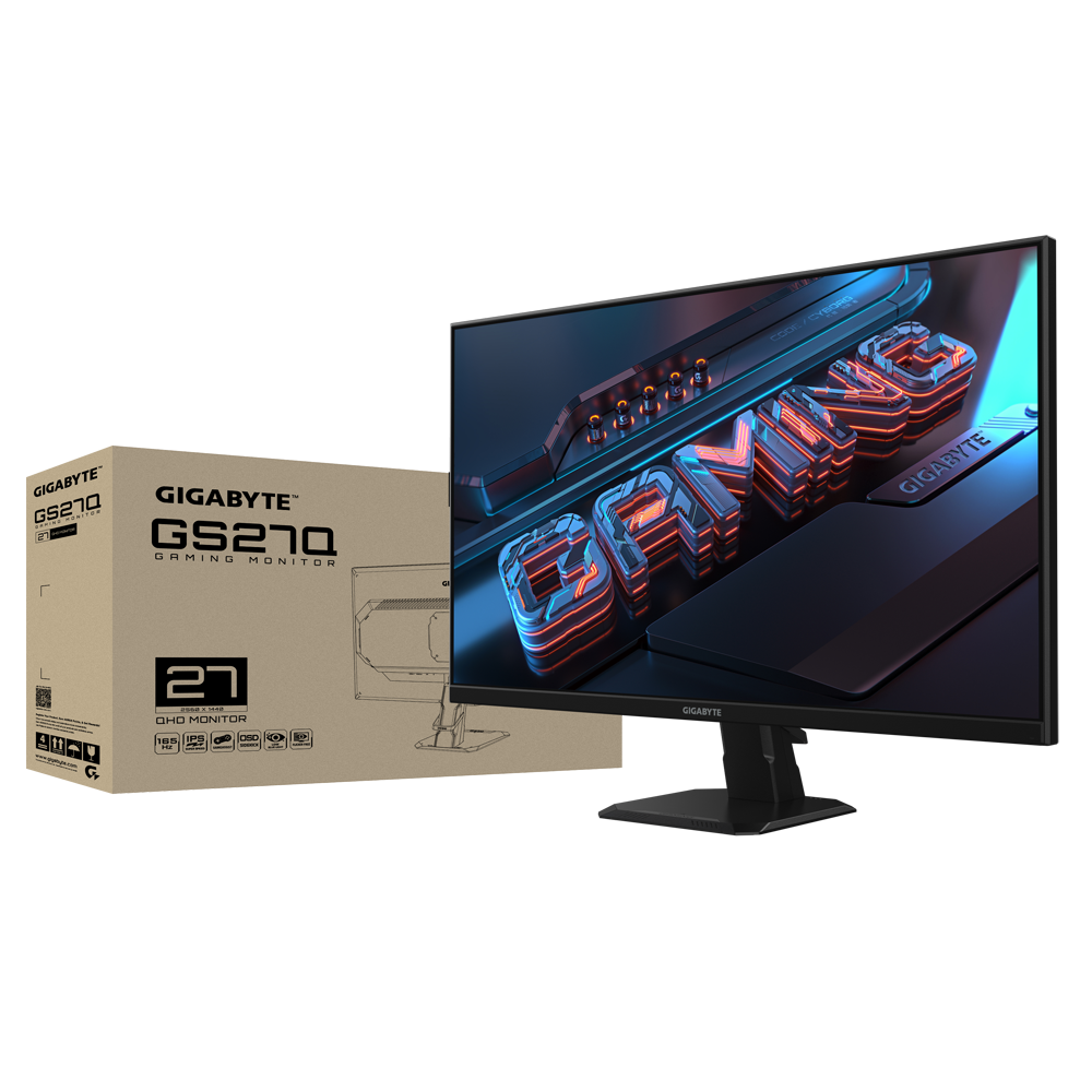 Gigabyte GS27Q 27" 1440P QHD IPS 170Hz Gaming Monitor