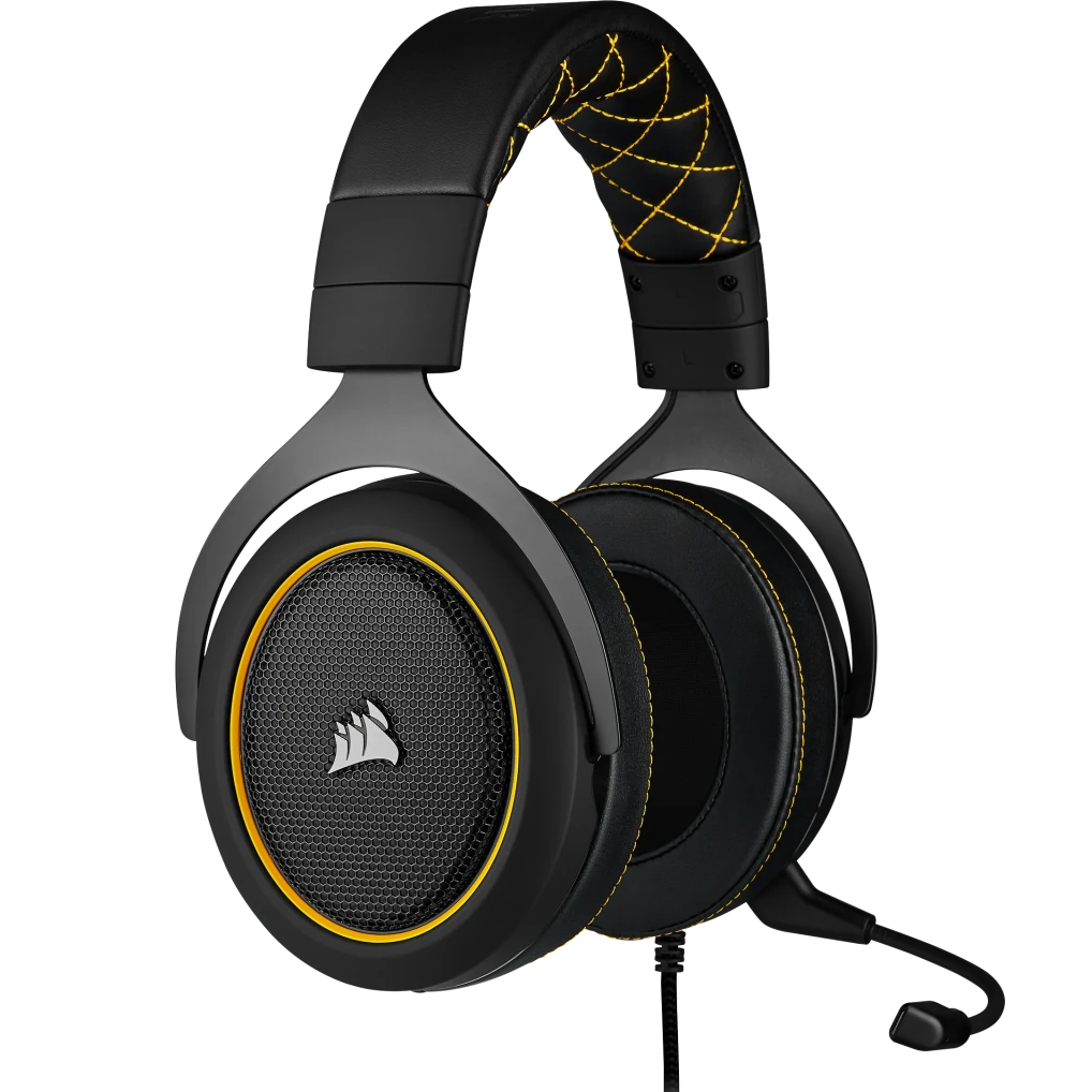 Corsair HS60 PRO 7.1 Surround Wired Gaming Headset - Yellow Edition