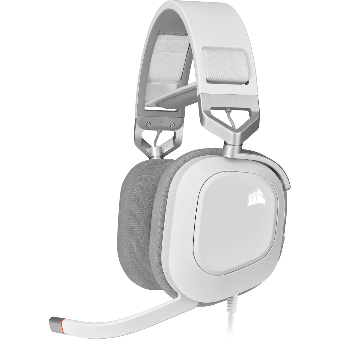Corsair HS80 Surround Wired USB Gaming Headset - White