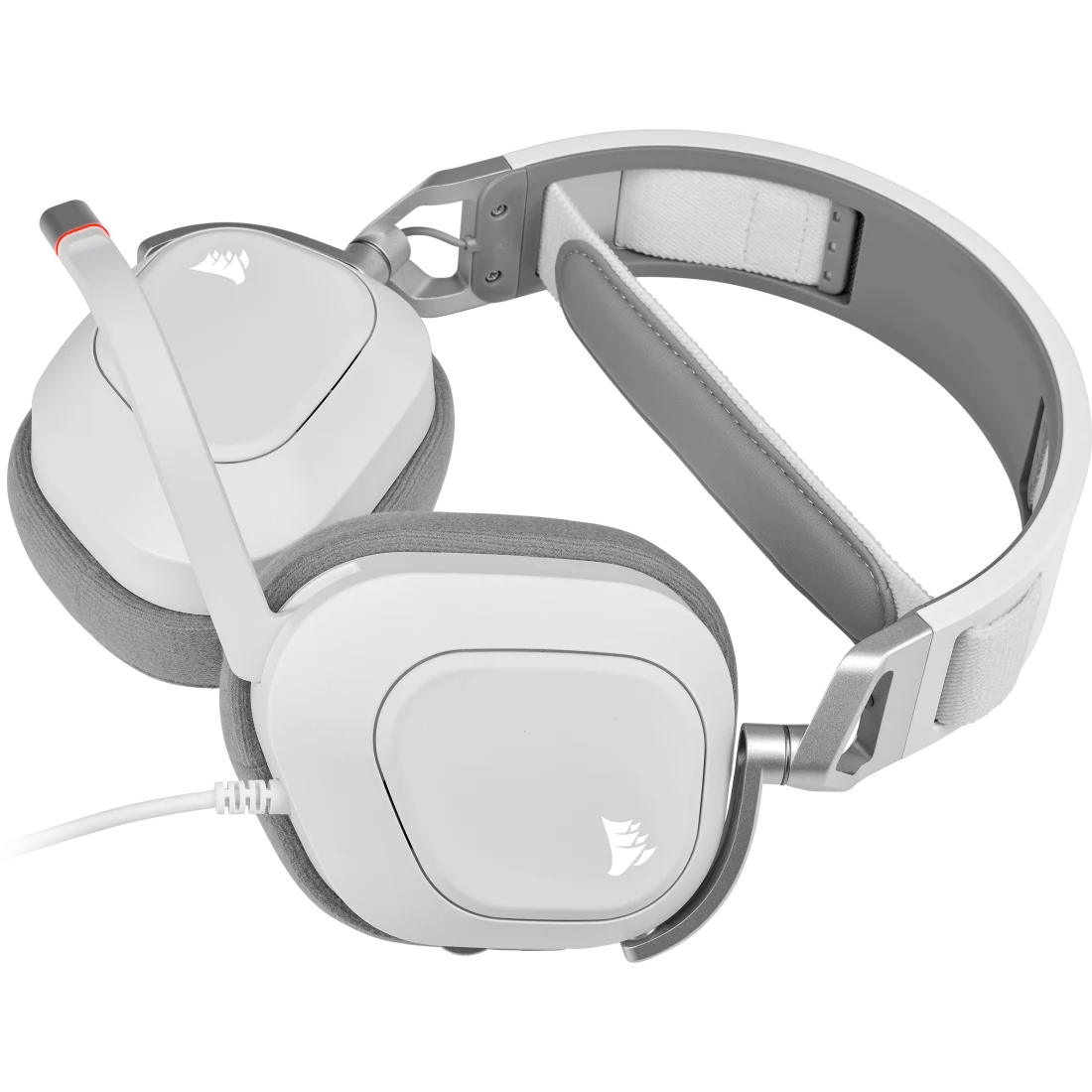 Corsair HS80 Surround Wired USB Gaming Headset - White