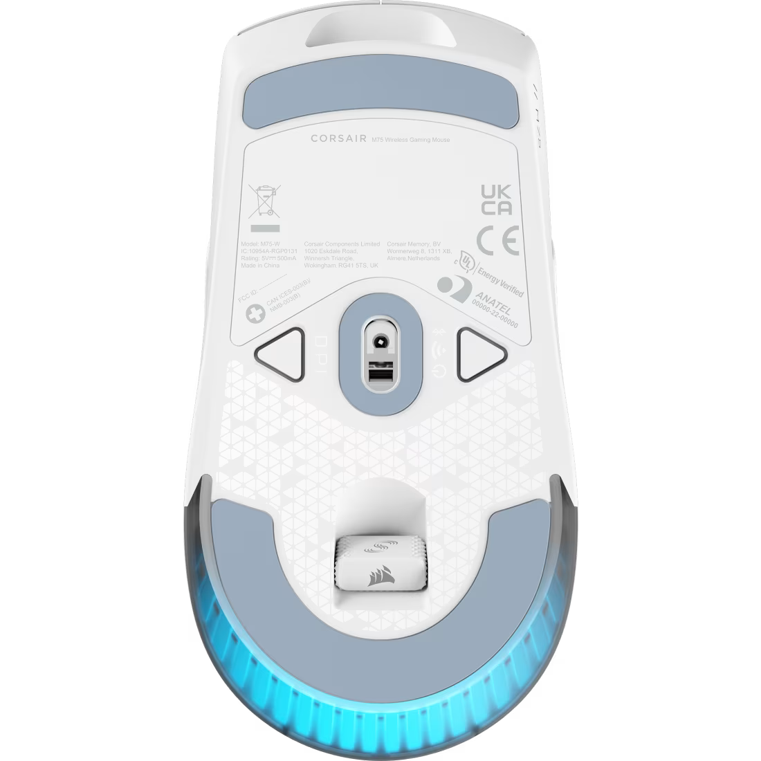 Corsair M75 Wireless Lightweight RGB Gaming Mouse -  White