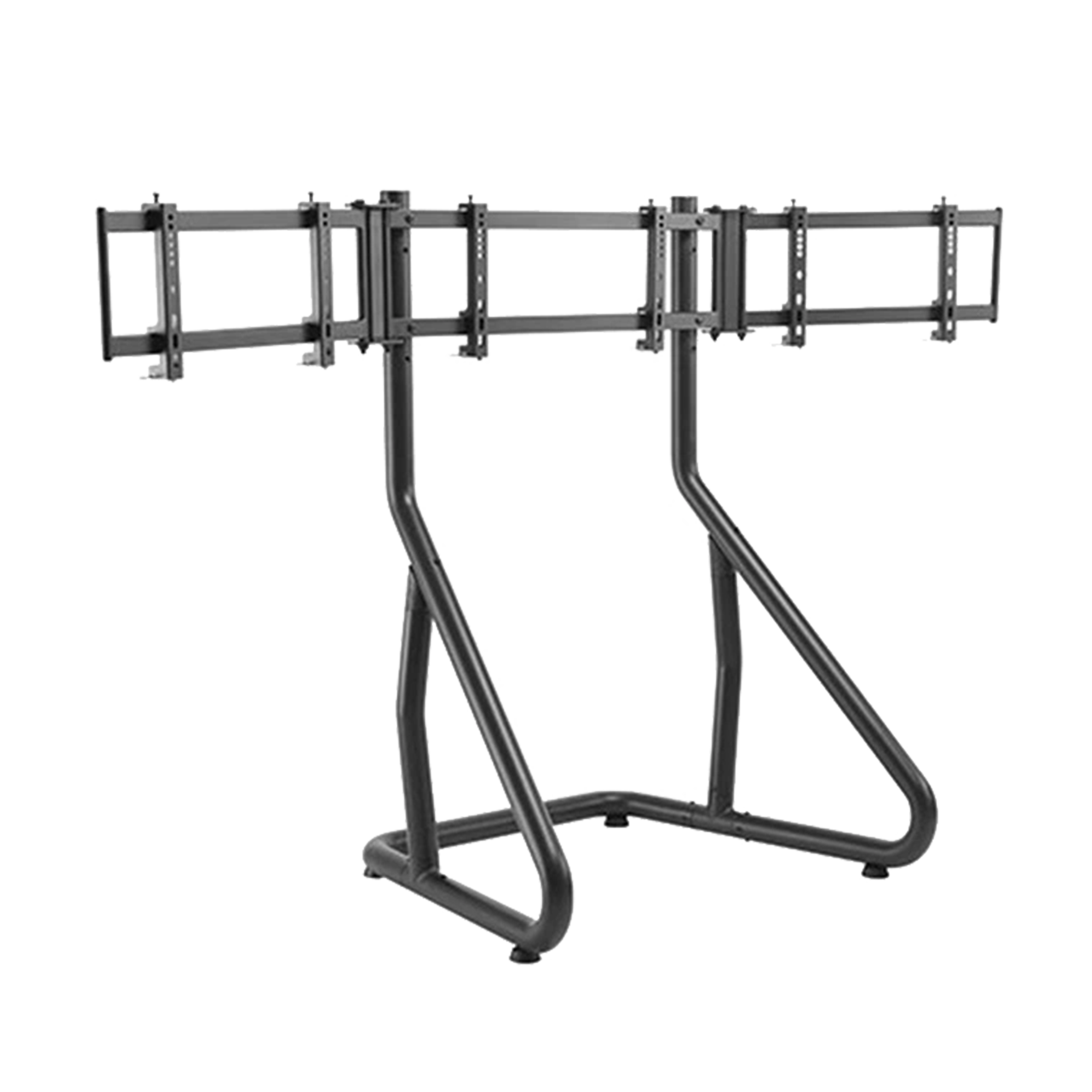 BRACOM Triple Monitor Racing Stand Version - Black