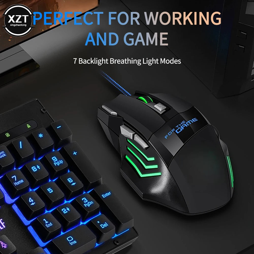 G6 USB Wired Gaming Mouse – 7-Button RGB Ergonomic Design