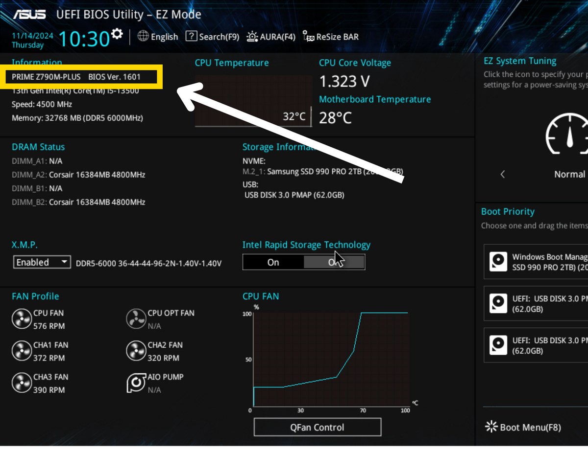 Computer Model Bios Code ASUS BIOS Update & Tweaking Guide